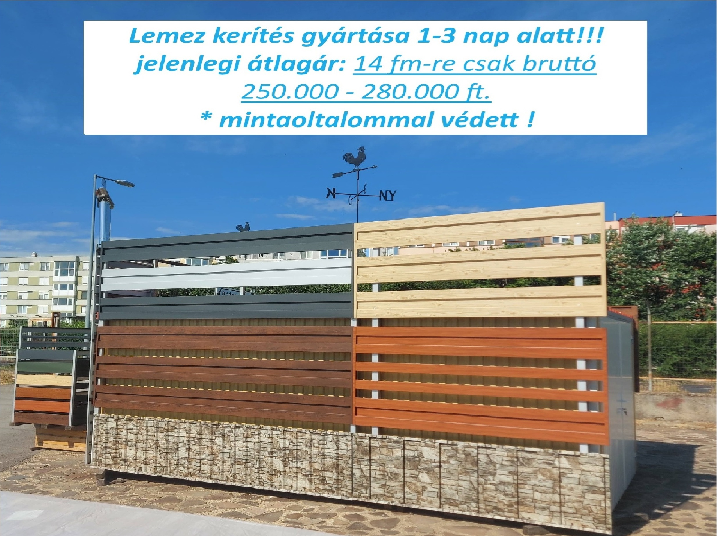 TriplaD© lemezkerítés